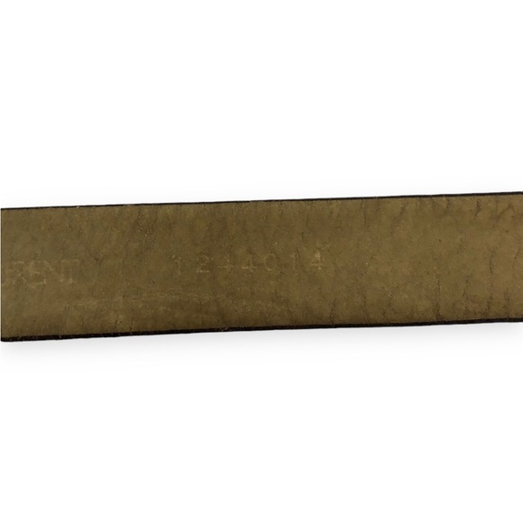 YVES SAINT LAURENT Burgundy Glove Tanned Leather Belt VINTAGE - Picture 7 of 8